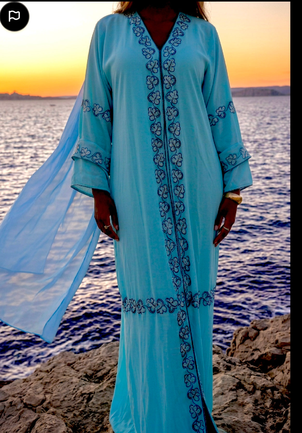 Abaya Lilas